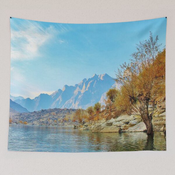 Item preview, Beautiful lake - Beautiful autumn forests designed and sold by Durgaa D.