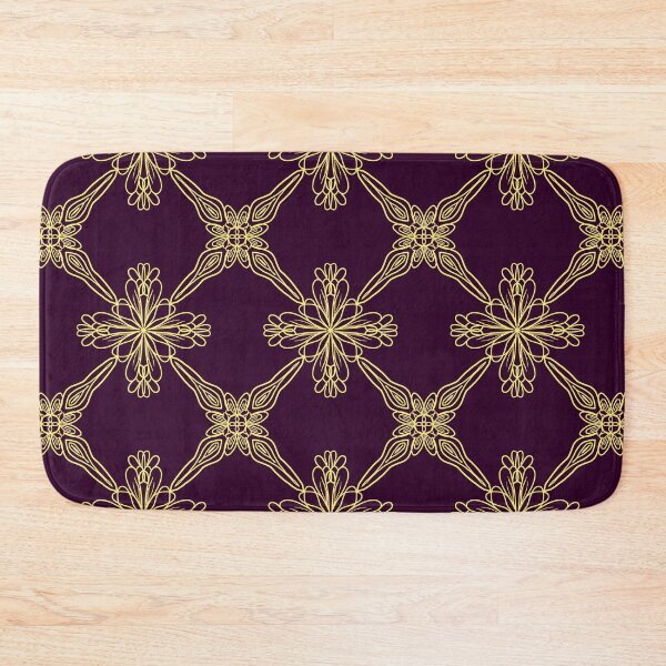 Item preview, Purple and Golden Symmetric Pattern designed and sold by patternologyy.
