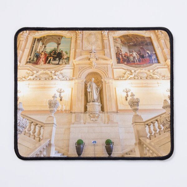 Item preview, Turin, Italy - Royal Palace entrance - luxury elegant marble stairway designed and sold by Paolo Modena Photography - Fine Italian Art.
