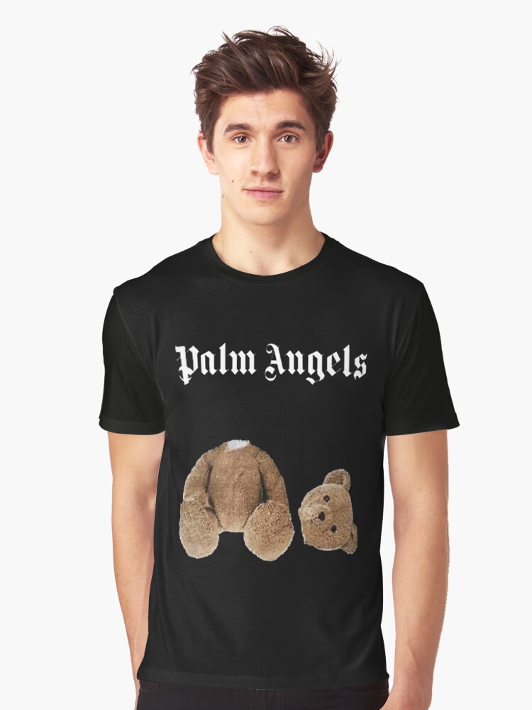 Shop Palm Angels Classic Bear Graphic T-Shirt