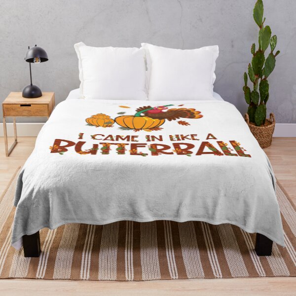 Item preview, i came in like a butterball funny meme Celebrate Thanksgiving Turkey over pumpkin designed and sold by Mehdi Art.