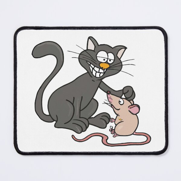 Item preview, Cat and mouse funny designed and sold by Right-Fit27.