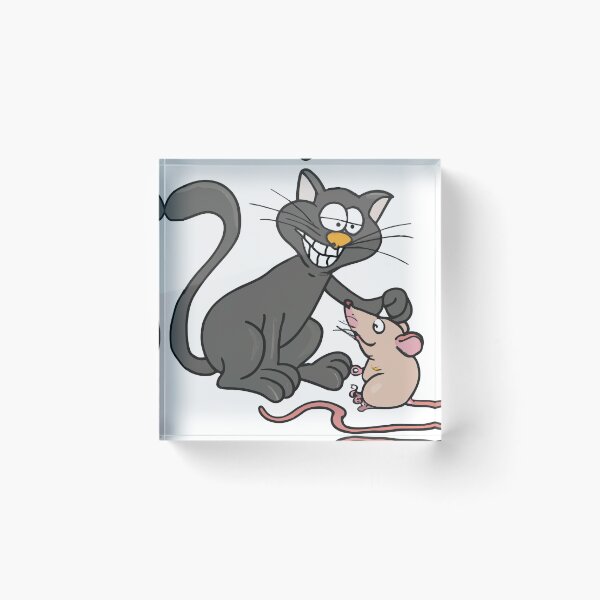 Item preview, Cat and mouse funny designed and sold by Right-Fit27.