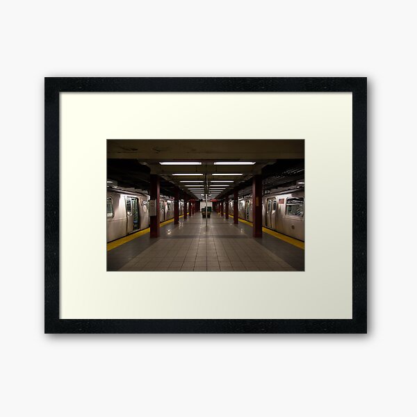 New York Subway Framed Art Print