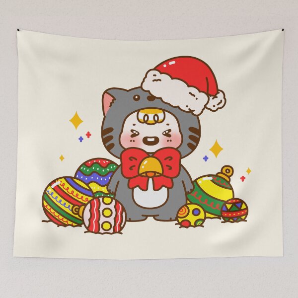 Item preview, CUTE CAT SANTA CHRISTMAS designed and sold by satchisatchi.