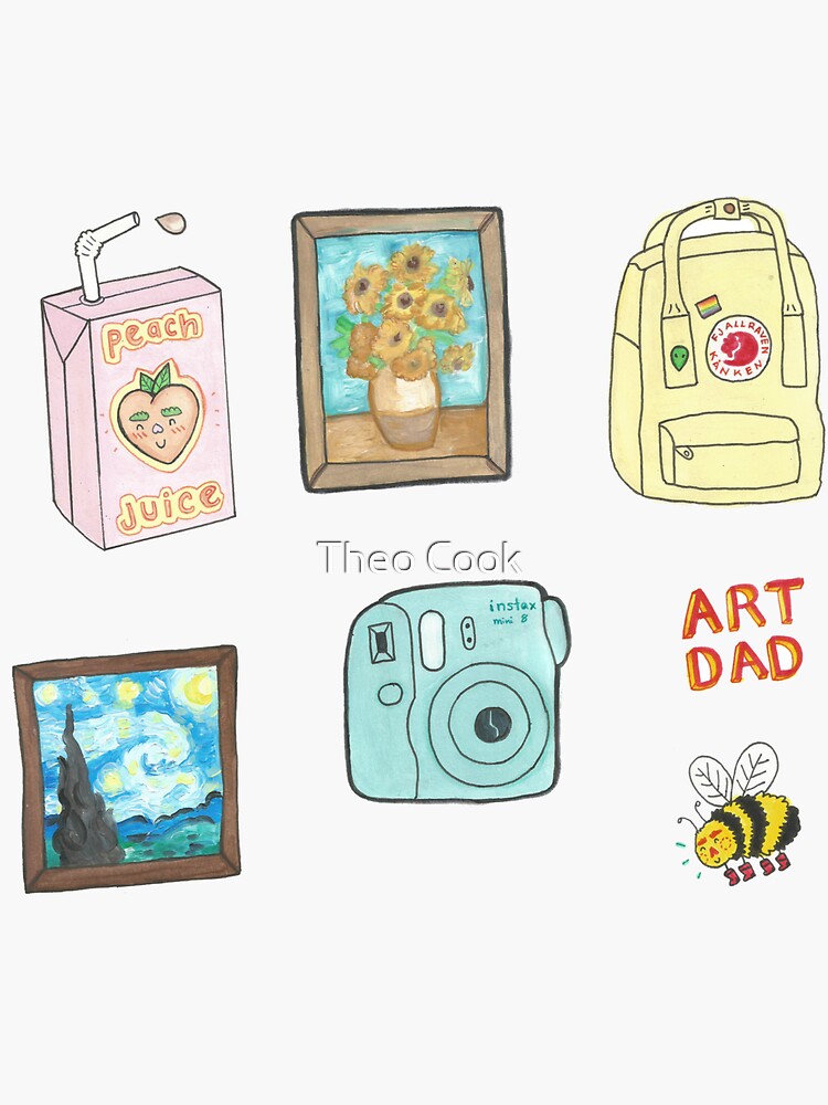 Van Gogh Mini Stickers Box