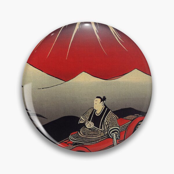 Item preview, Samurai in a red car designed and sold by inkMortar.