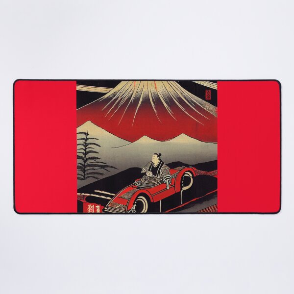 Item preview, Samurai in a red car designed and sold by inkMortar.