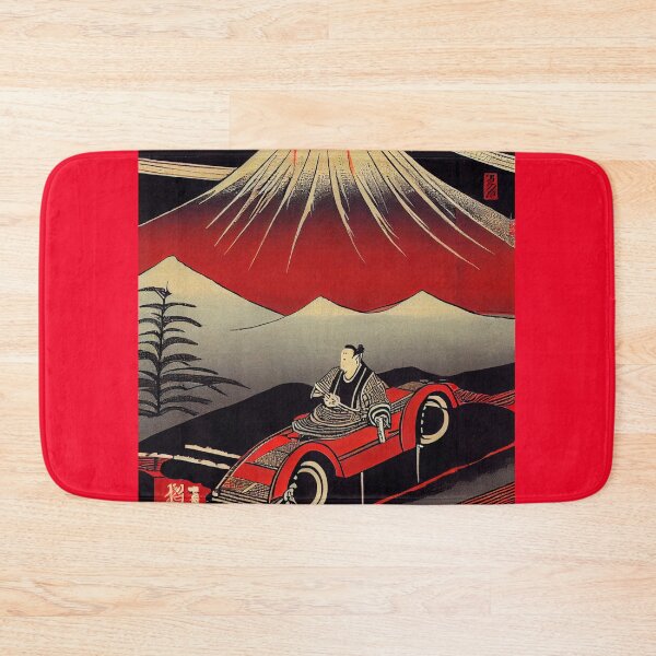 Item preview, Samurai in a red car designed and sold by inkMortar.