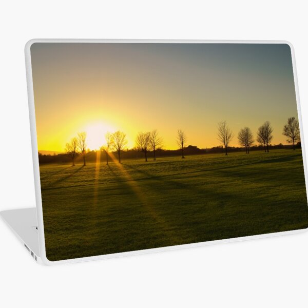 Sunset in the Phoenix Park, Dublin Laptop Skin