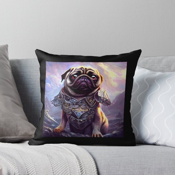 Item preview, AI Generated Art, War Pug designed and sold by RabbitHoleMI.