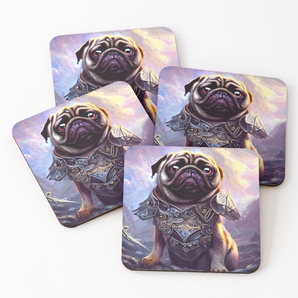 Item preview, AI Generated Art, War Pug designed and sold by RabbitHoleMI.