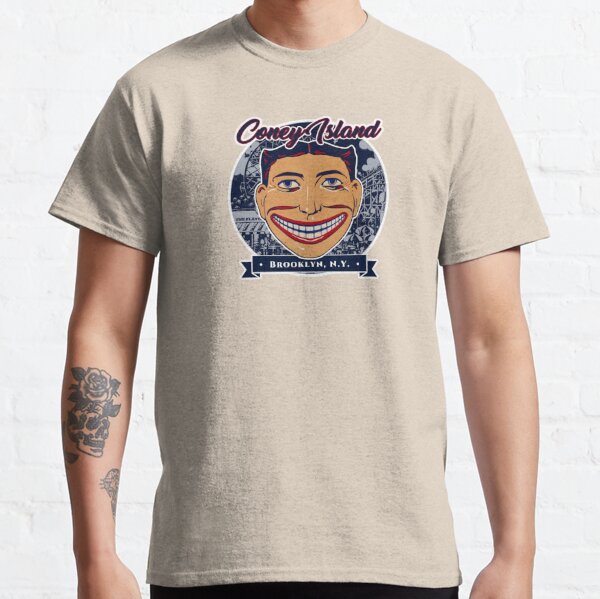 Coney Island Mens T Shirt with Brooklyn Dodgers Print