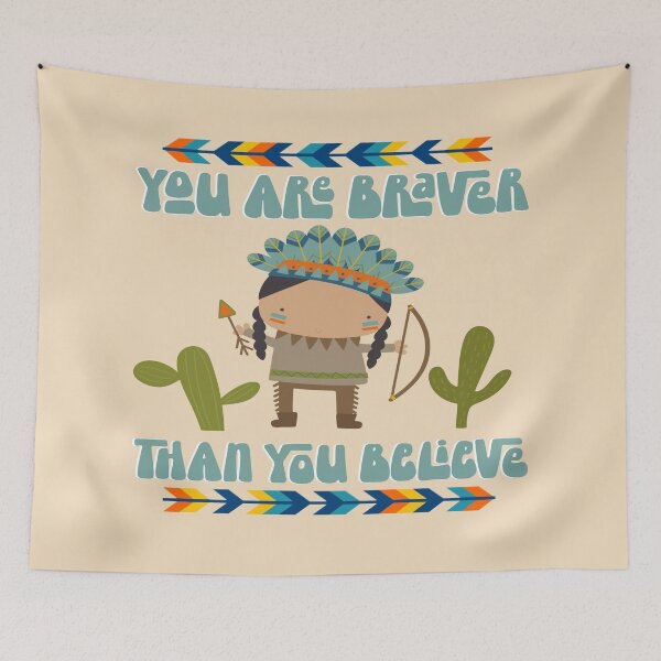 Item preview, Cute Braver Than You Believe designed and sold by handsoftime2020.