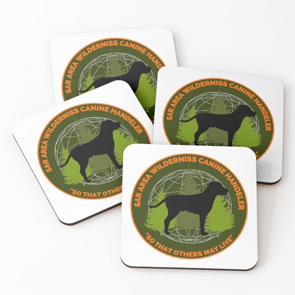 Item preview, K9 Dog Search and Rescue badge Safety Orange designed and sold by TheContactor.