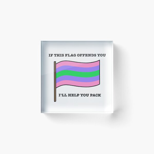 Item preview, Trigender If This Flag Offends You Parody designed and sold by CJ Vanderbeek.