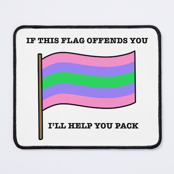 Item preview, Trigender If This Flag Offends You Parody designed and sold by CJ Vanderbeek.