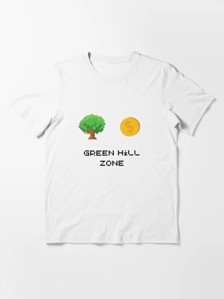 Come Visit Green Hill Zone Yellow Tee Shirt – Sega Shop