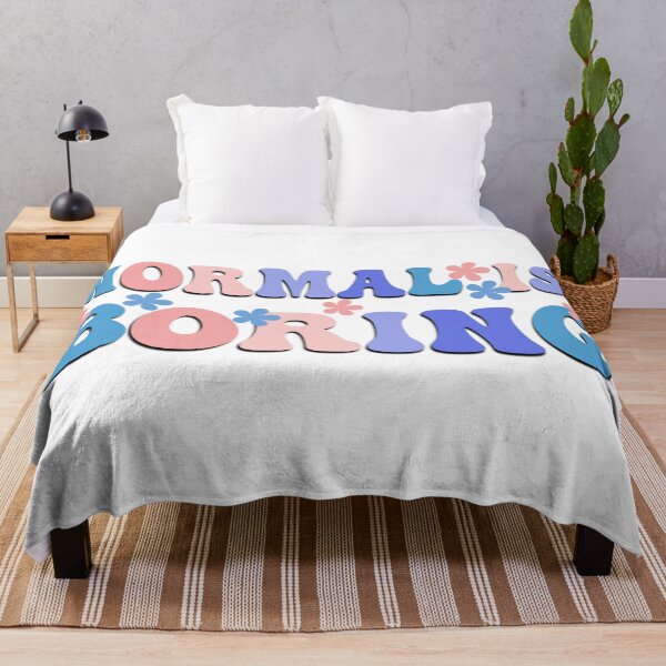 Item preview, Normal is boring motivational saying designed and sold by Emotionville.