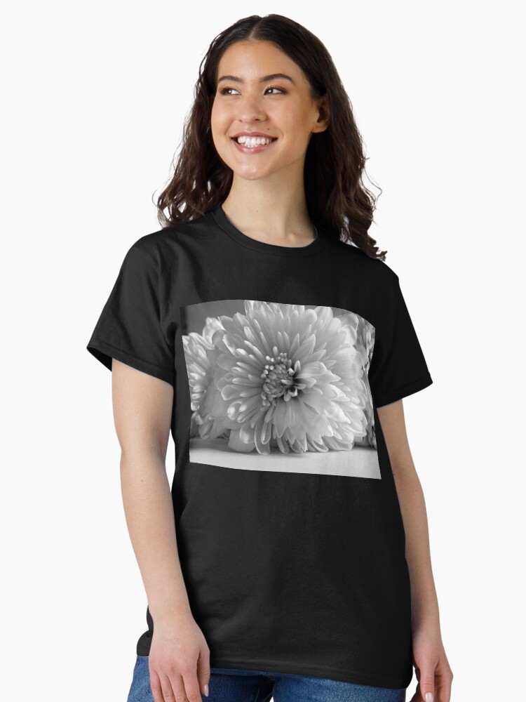 Thumbnail 1 of 7, Classic T-Shirt, Nostalgia White Peony Flower designed and sold by OneDayArt.