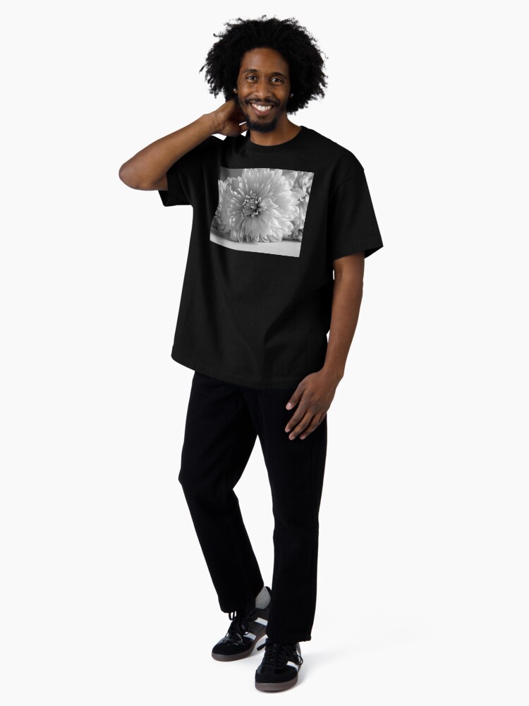 Thumbnail 4 of 7, Oversized T-Shirt, Nostalgia White Peony Flower designed and sold by OneDayArt.