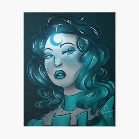 Blue Diamond Art Board Print for Sale by B3N-arts