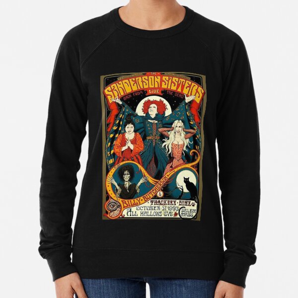 Sanderson Sisters Vintage Tour Poster T-Shirt Lightweight Sweatshirt
