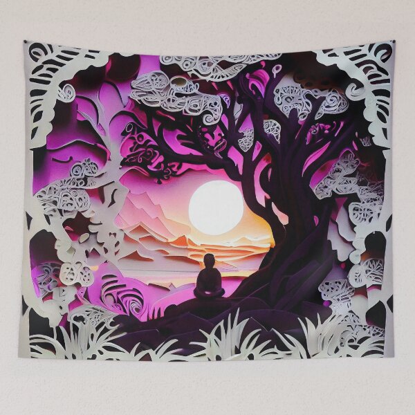 Item preview, Meditation landscape designed and sold by CEVmemories.