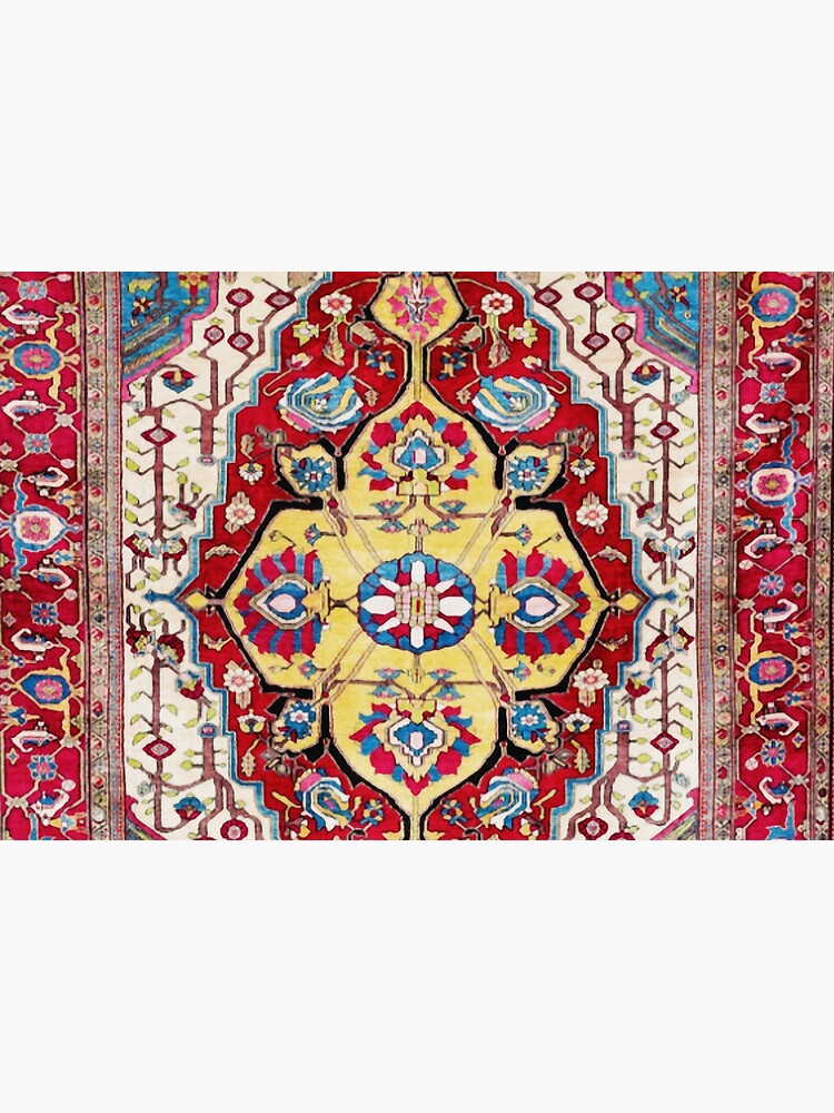 Silk Ferahan Arak Persian Rug Print Hardcover Journal