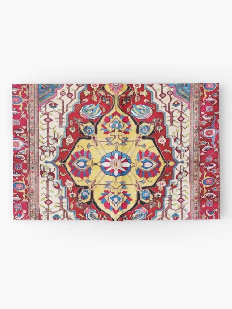 Silk Ferahan Arak Persian Rug Print Hardcover Journal