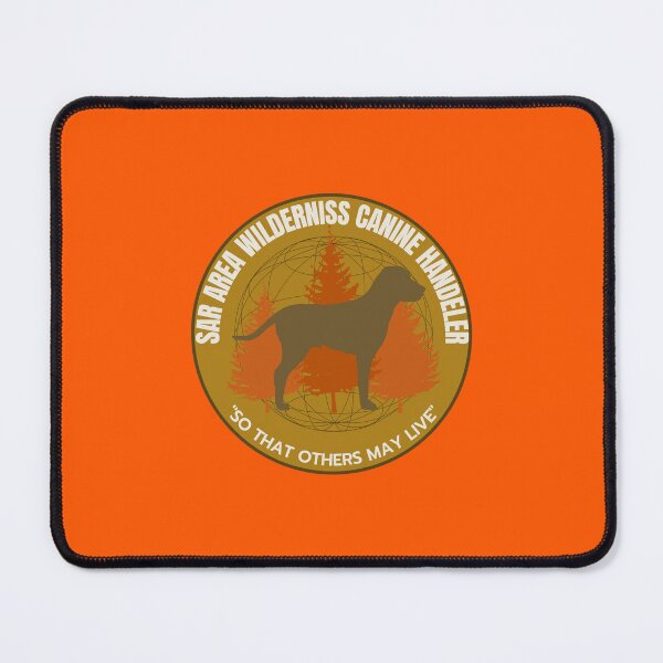 Item preview, K9 Dog Search and Rescue badge Safety Orange designed and sold by TheContactor.