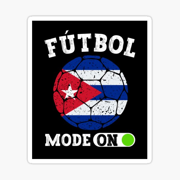 Cuba Football Sticker for Sale by Footballomatic