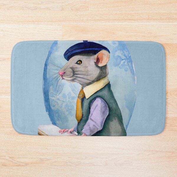Item preview, Dapper rat watercolor art, rat watercolor painting, watercolor rat, rat art, mouse art, mouse art print, watercolor pet portrait, pet animal portrait designed and sold by Artsareus.