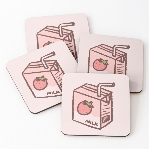 Item preview, Kawaii Strawberry Milk designed and sold by heyminimo.