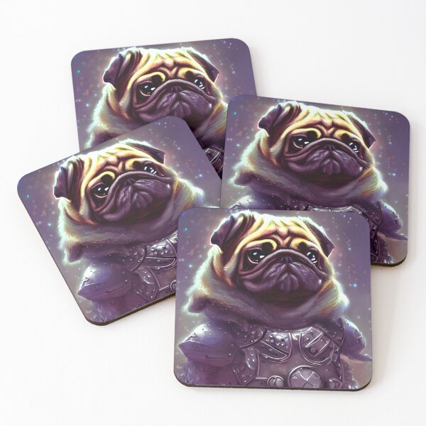 Item preview, AI Generated Art, War Pug designed and sold by RabbitHoleMI.
