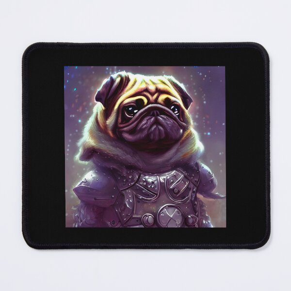 Item preview, AI Generated Art, War Pug designed and sold by RabbitHoleMI.