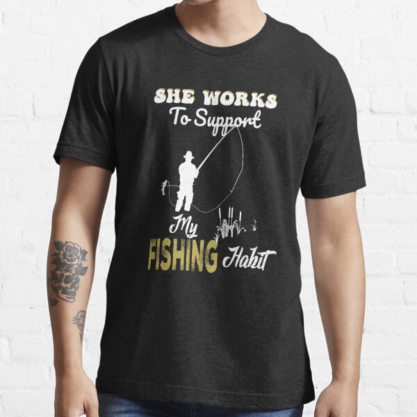 funny fishing shirts for men fishing tee mens fishing fisher T