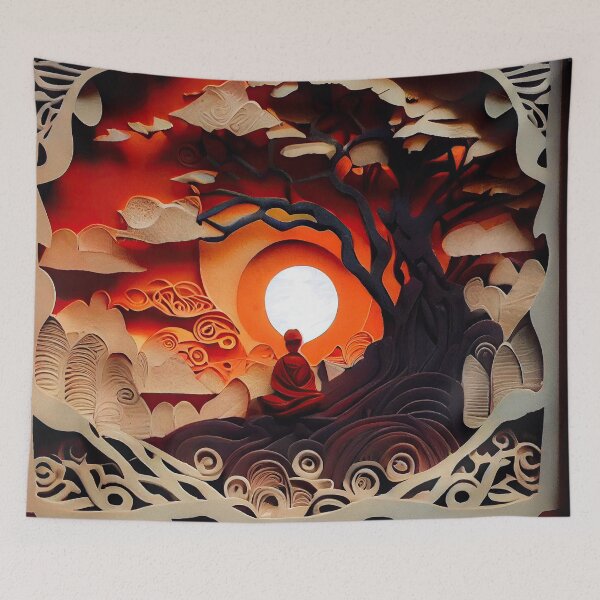 Item preview, Meditation landscape designed and sold by CEVmemories.
