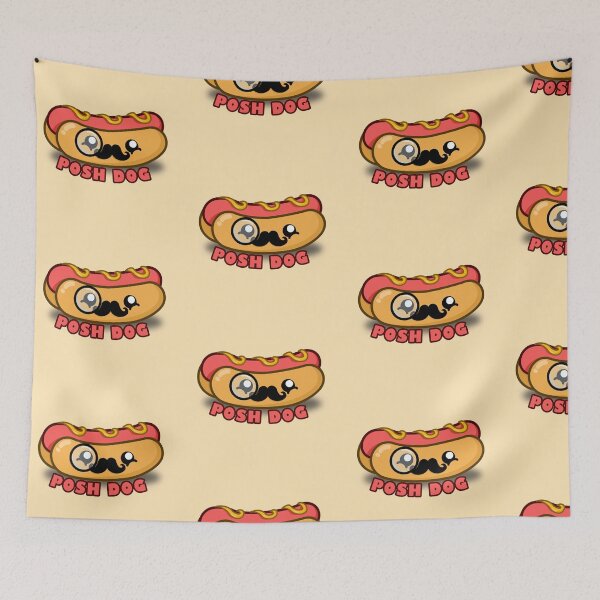 Item preview, Cute Cartoon Hot Dog || Posh dog || Kawai designed and sold by cookingwithten.
