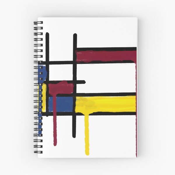 Item preview, Dripping De Stijl Composition (no white) designed and sold by marg-board.