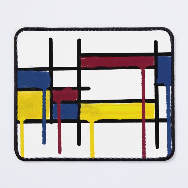 Item preview, Dripping De Stijl Composition (no white) designed and sold by marg-board.
