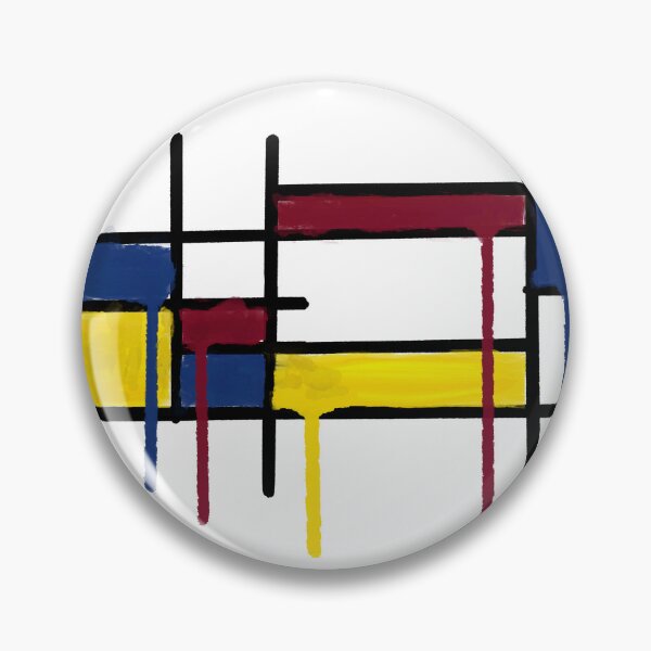 Item preview, Copy of Dripping De Stijl Composition (white rectangles) designed and sold by marg-board.