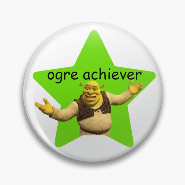 Item preview, Funny Shrek Ogre Achiever  designed and sold by TrenderDesigns.