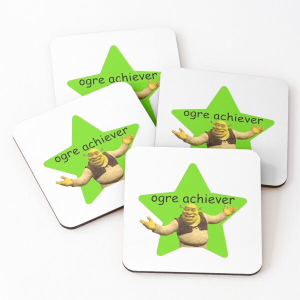 Item preview, Funny Shrek Ogre Achiever  designed and sold by TrenderDesigns.