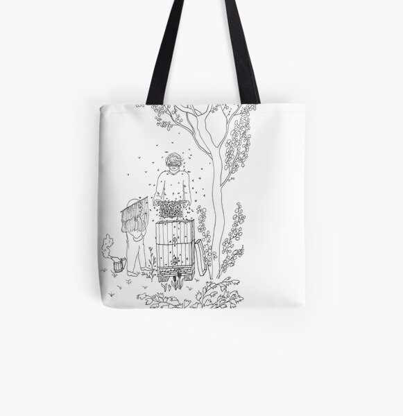 beegarden.works 004 All Over Print Tote Bag