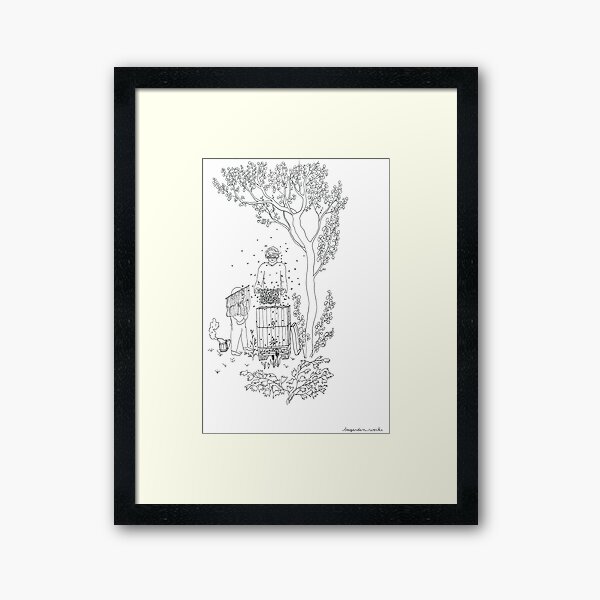 beegarden.works 004 Framed Art Print