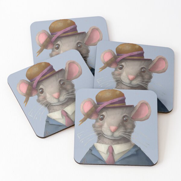 Item preview, Rat Nursery art, dapper rat watercolor art, rat watercolor painting, watercolor rat, rat art, mouse art, mouse art print, watercolor pet portrait, animal portrait designed and sold by Artsareus.