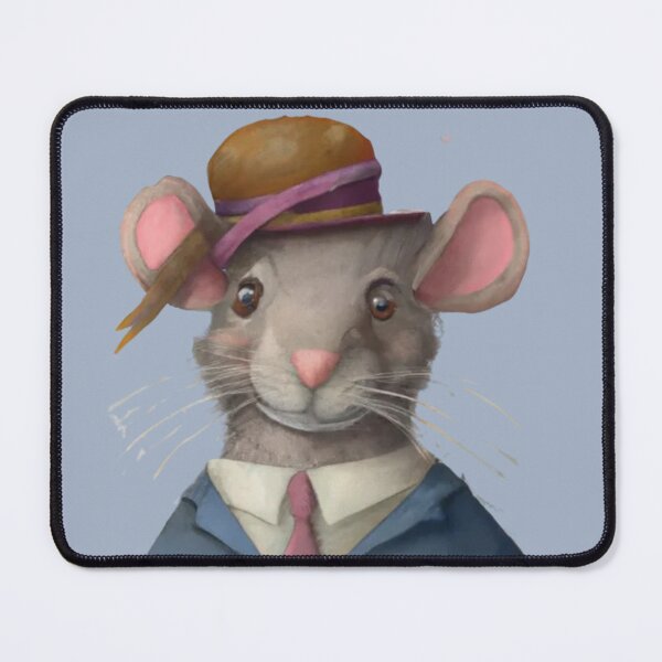Item preview, Rat Nursery art, dapper rat watercolor art, rat watercolor painting, watercolor rat, rat art, mouse art, mouse art print, watercolor pet portrait, animal portrait designed and sold by Artsareus.
