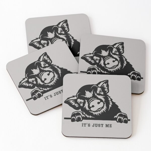 Item preview, It's Just Me Pig designed and sold by Kuki-shop.