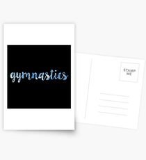 Gymnastik Postkarten